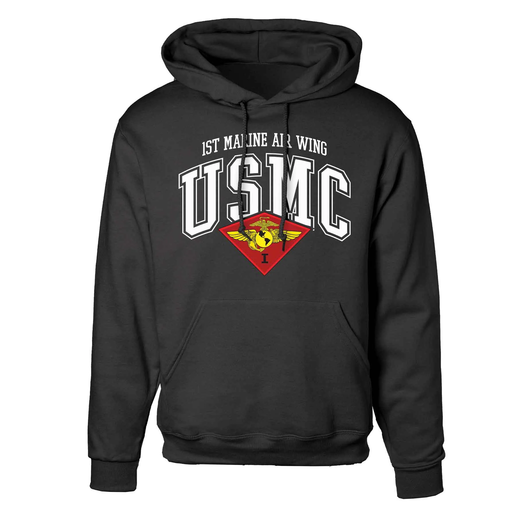 1st Marine Air Wing Arched Hoodie