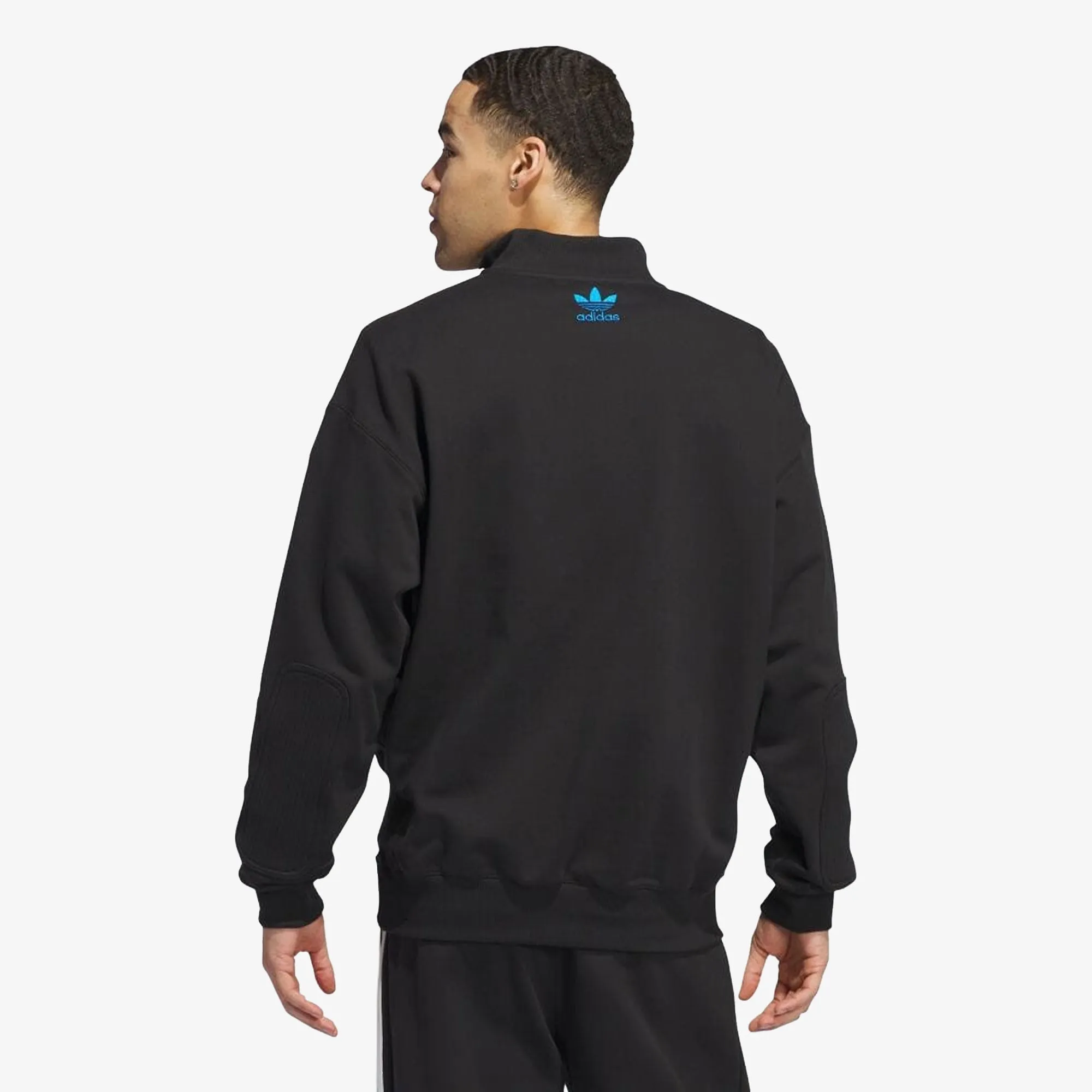 Adidas Originals | 100 THIEVES 1/2 ZIP  { BLACK