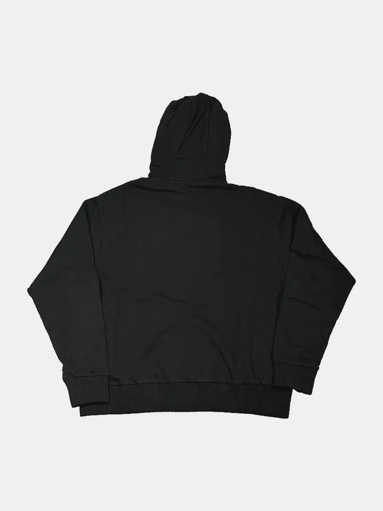 Afends THC Unisex Hemp Oversized Pull On Hood - Black