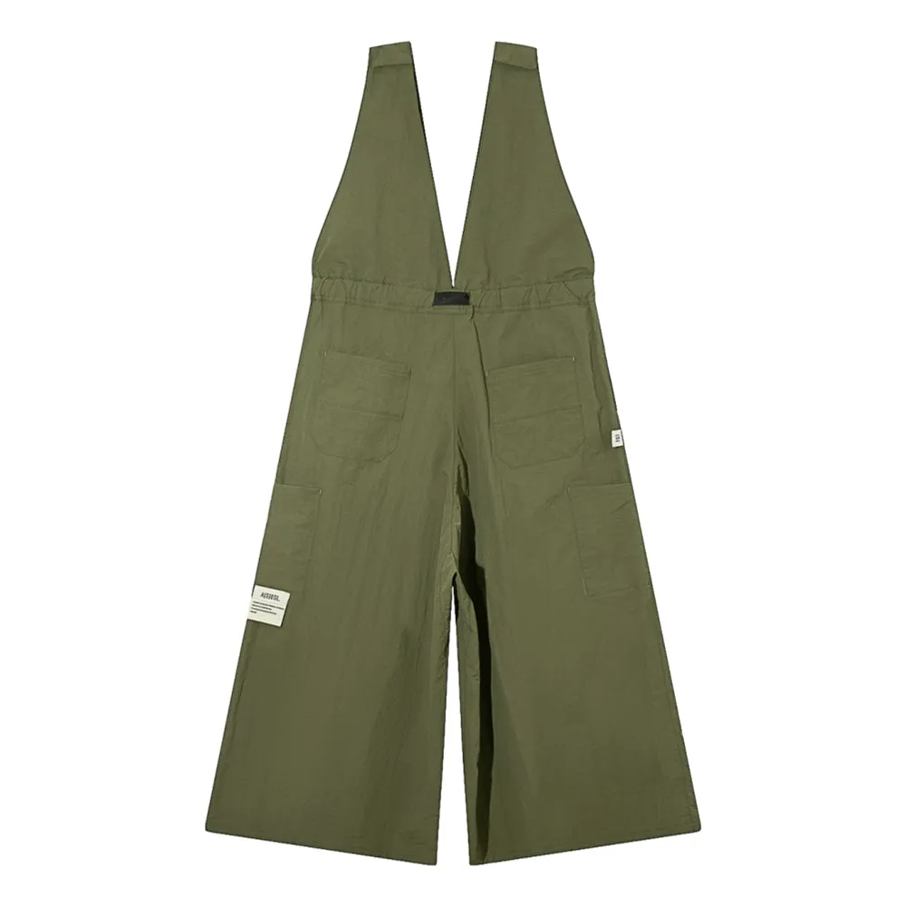 A[S]USL OUTDOOR WIDE CUT JUMPSUIT-LIGHT OLIVE