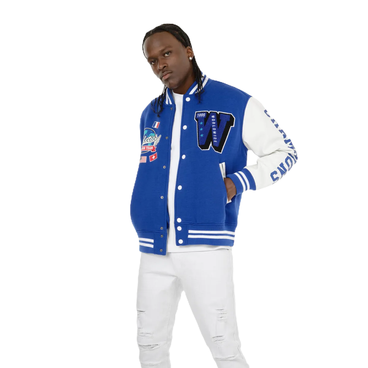 Blue Varsity Jacket