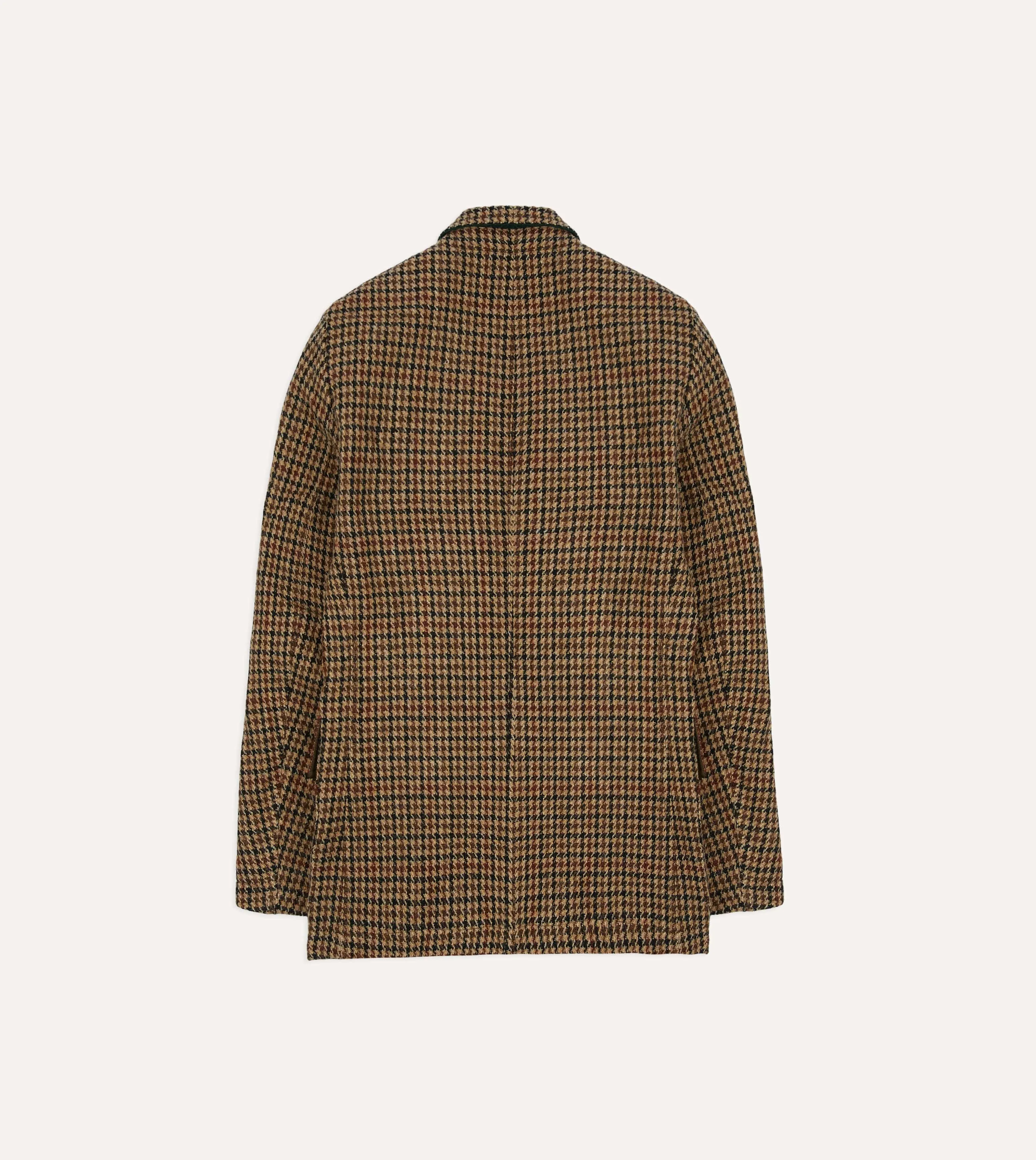 Brown Houndstooth Check Harris Tweed Games Blazer Mk. VII