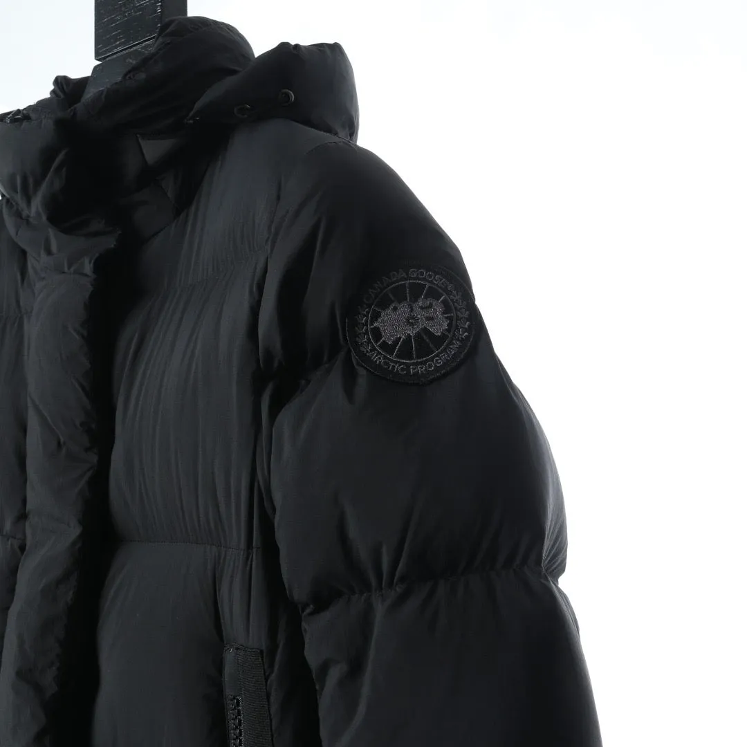 BYWARD HOODED GROSGRAIN-TRIMMED QUILTED SHELL DOWN PARKA - BLACK