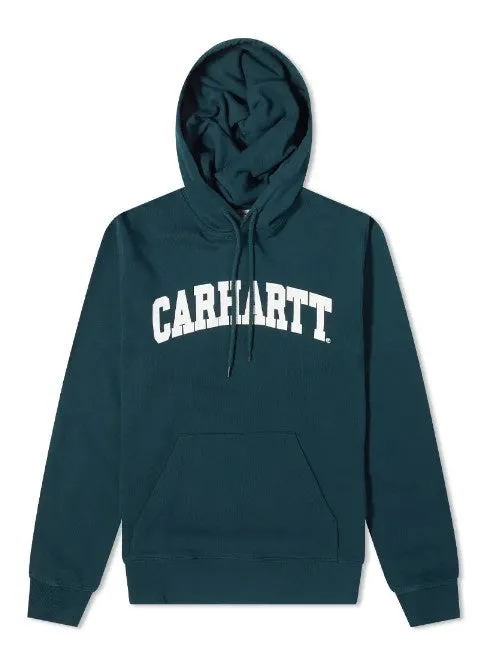 Carhartt WIP University Script Hoodie / Frasier / White