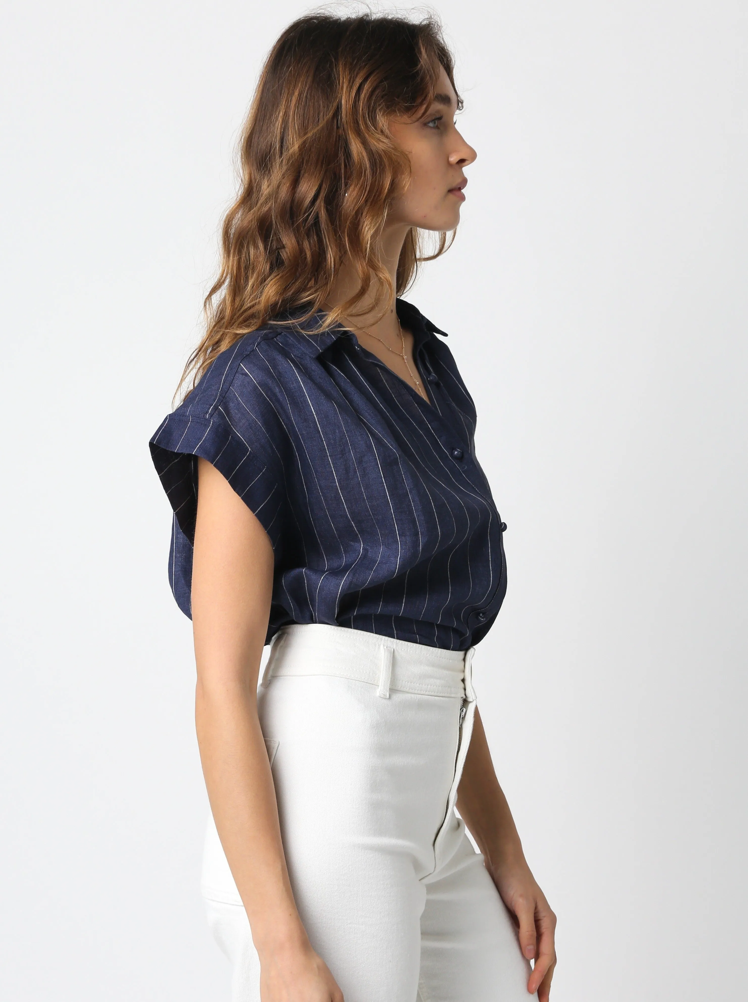 Casey Linen Top