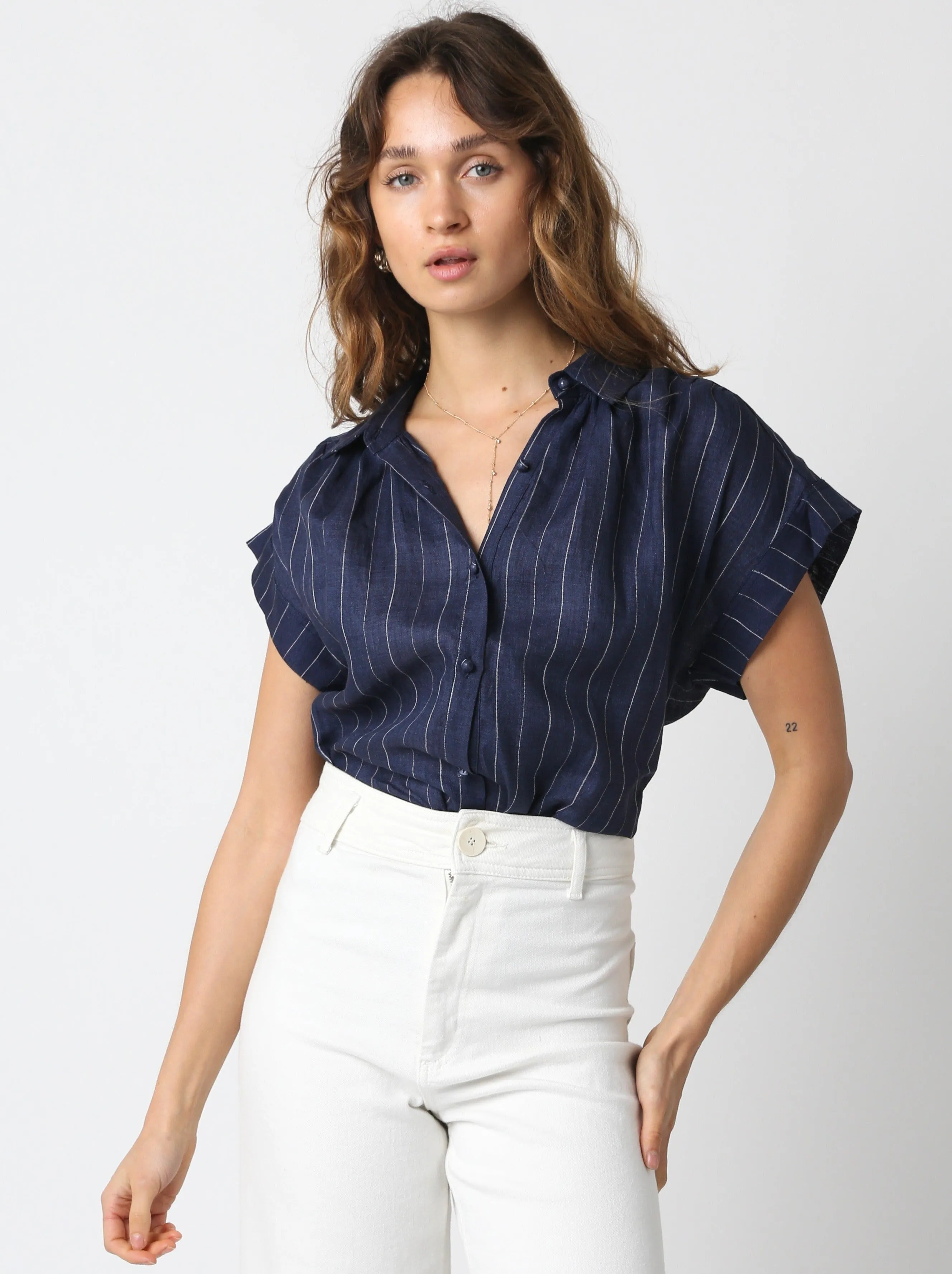 Casey Linen Top