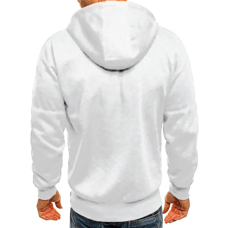 CASUAL THICKEN ZIPPER HOODED JACKET