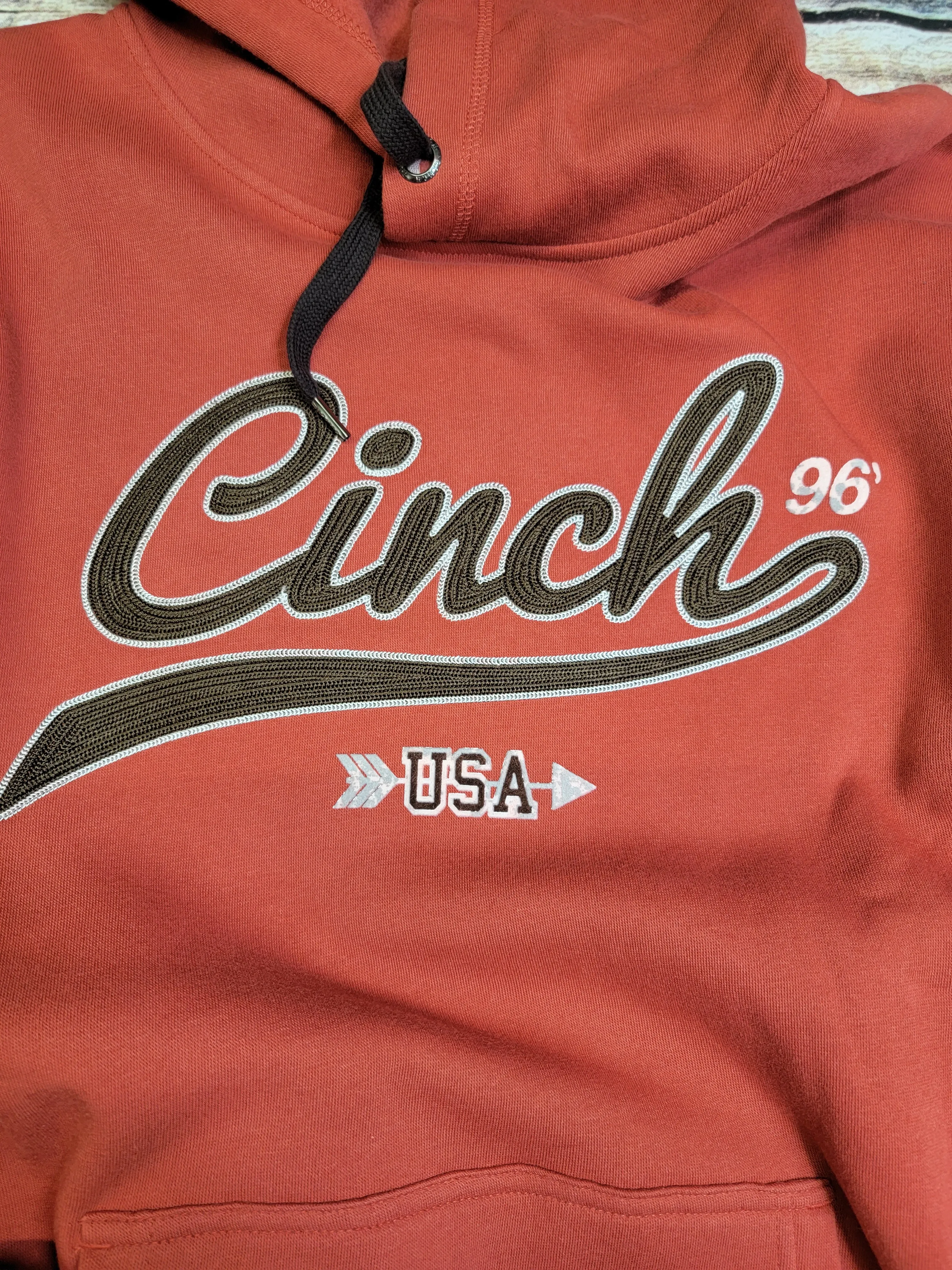 Cinch Men's Hoodie - Red