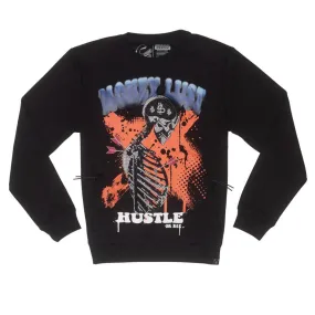 Civilized Men MONEY LUST HUSTLE CREWNECK (Black)