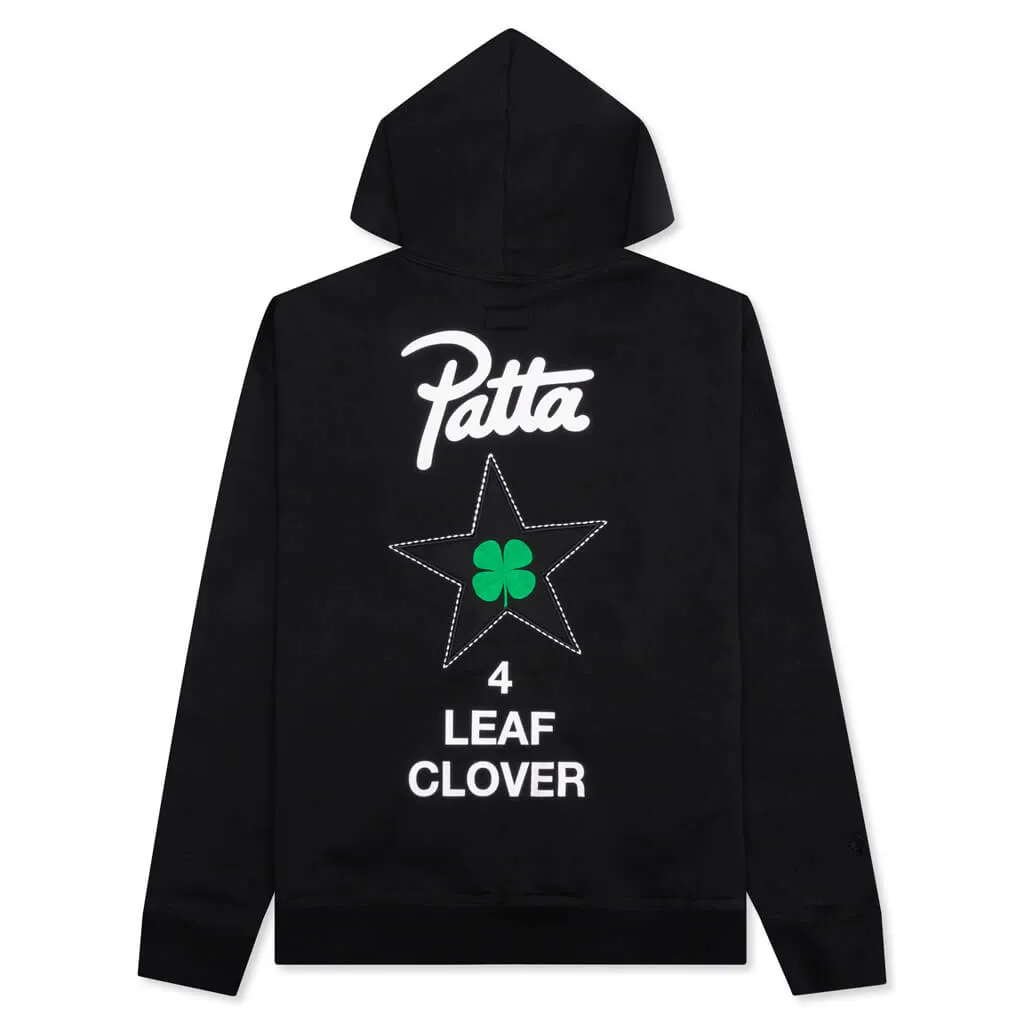 Converse x Patta Four-Leaf Clover Utility Fleece Hoodie - Black