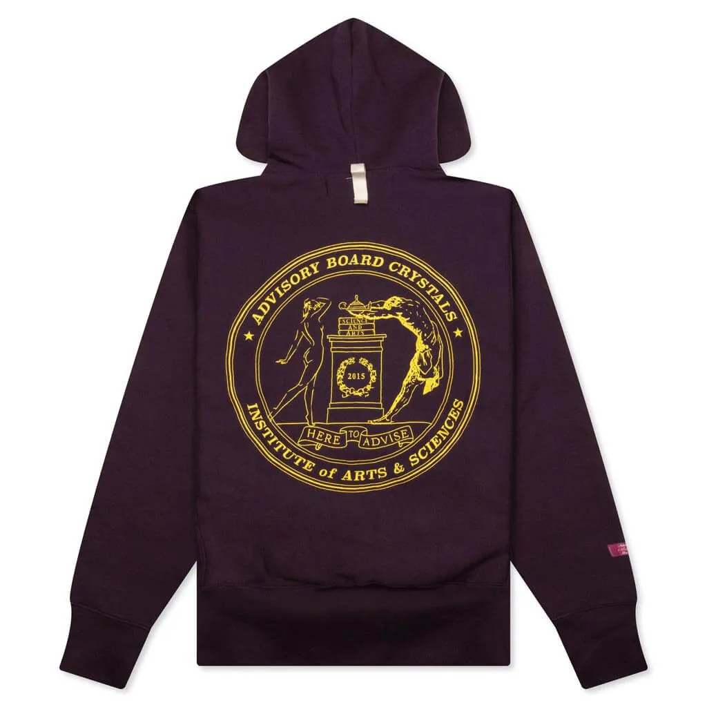 Critical Thinking Hoodie - Blackberry Wine