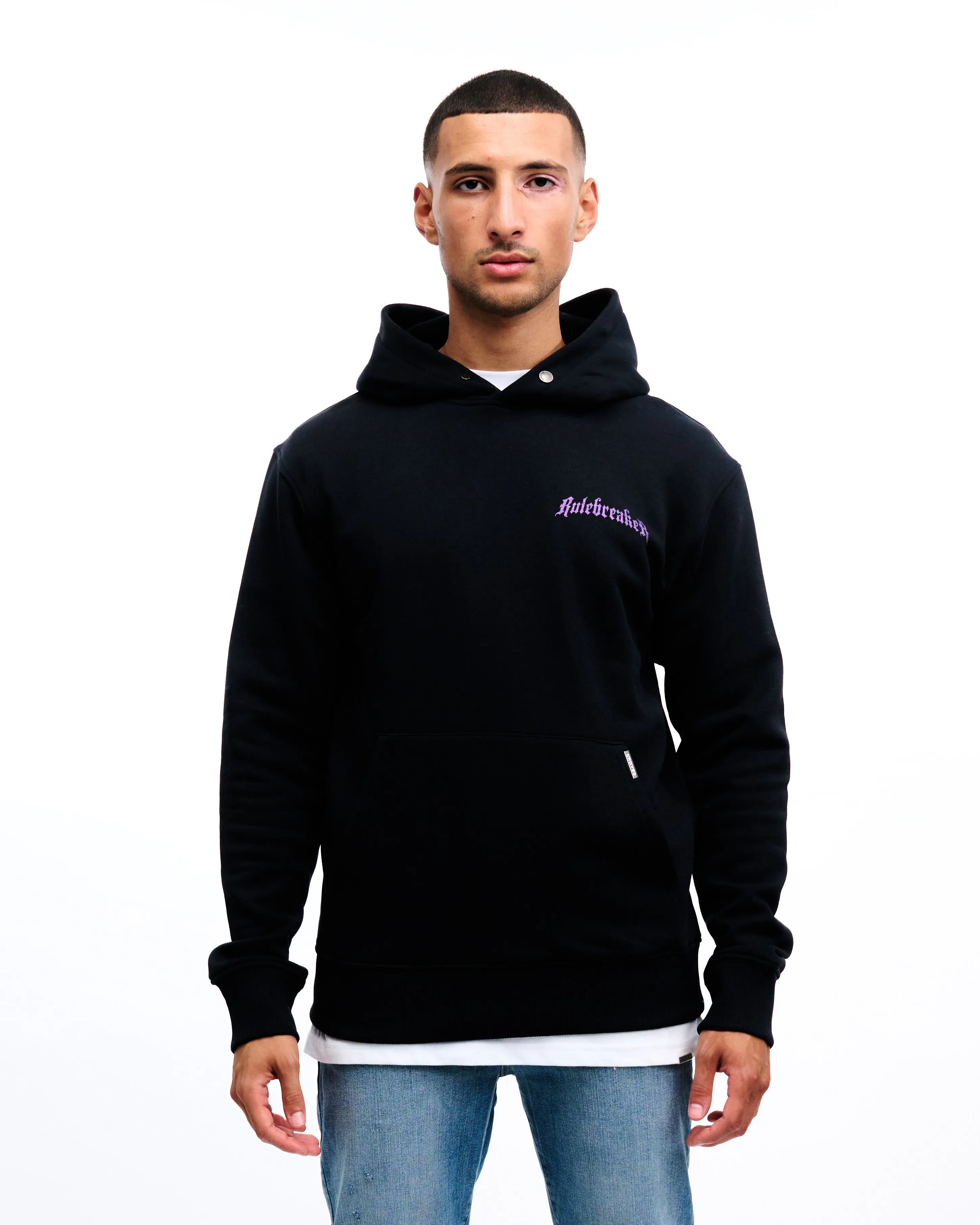 CROYEZ RULEBREAKER HOODIE - BLACK/PURPLE