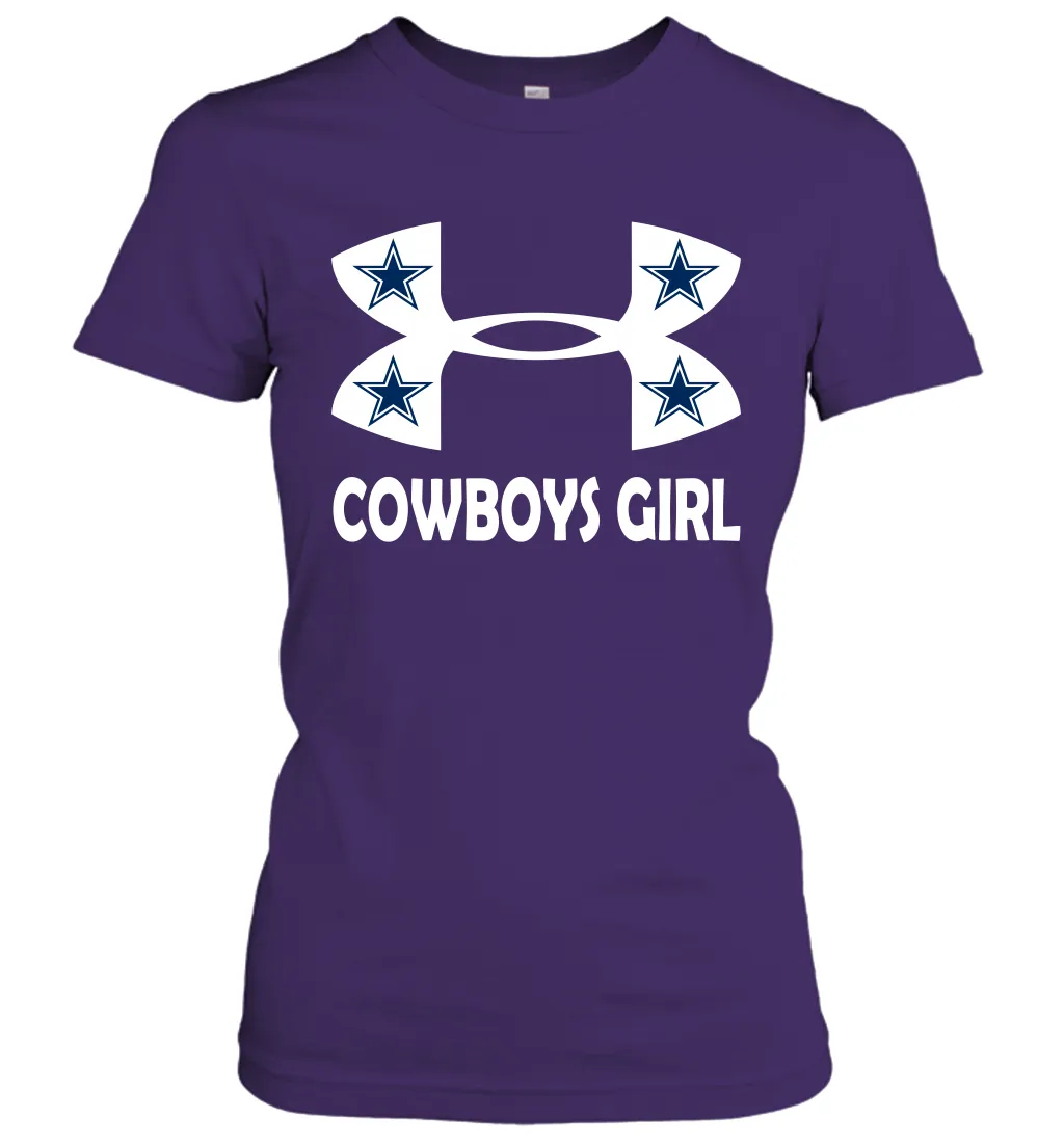 Dallas Cowboys Girl Under Armour Football Short Sleeve