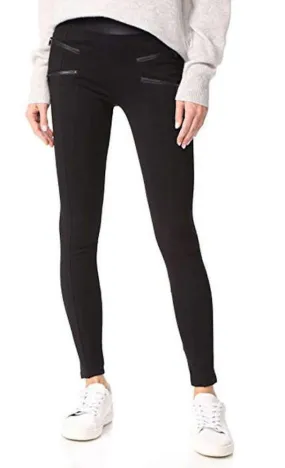 David Lerner Jess Zip Leggings Black