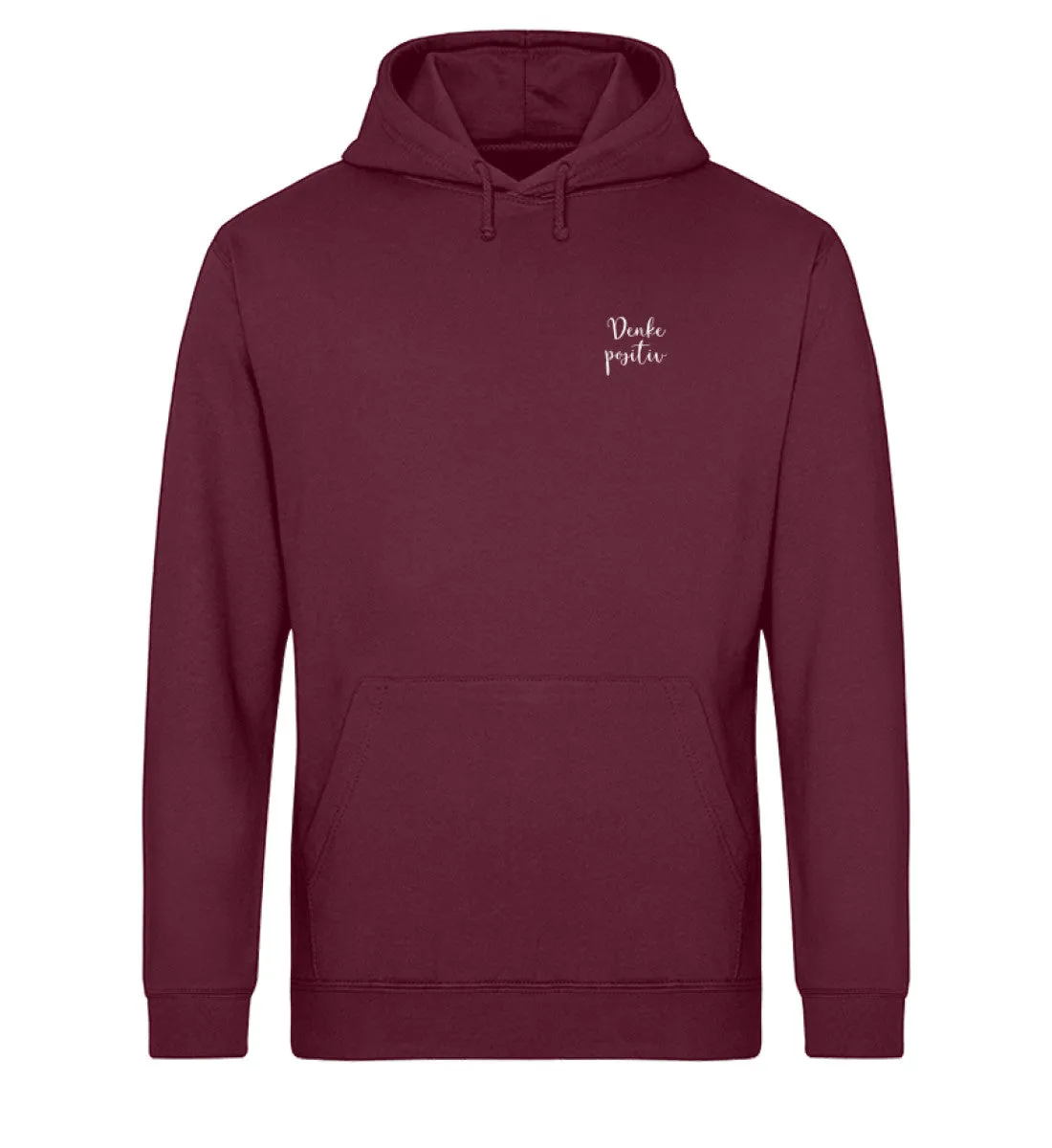 Denke positiv Bio Hoodie Unisex