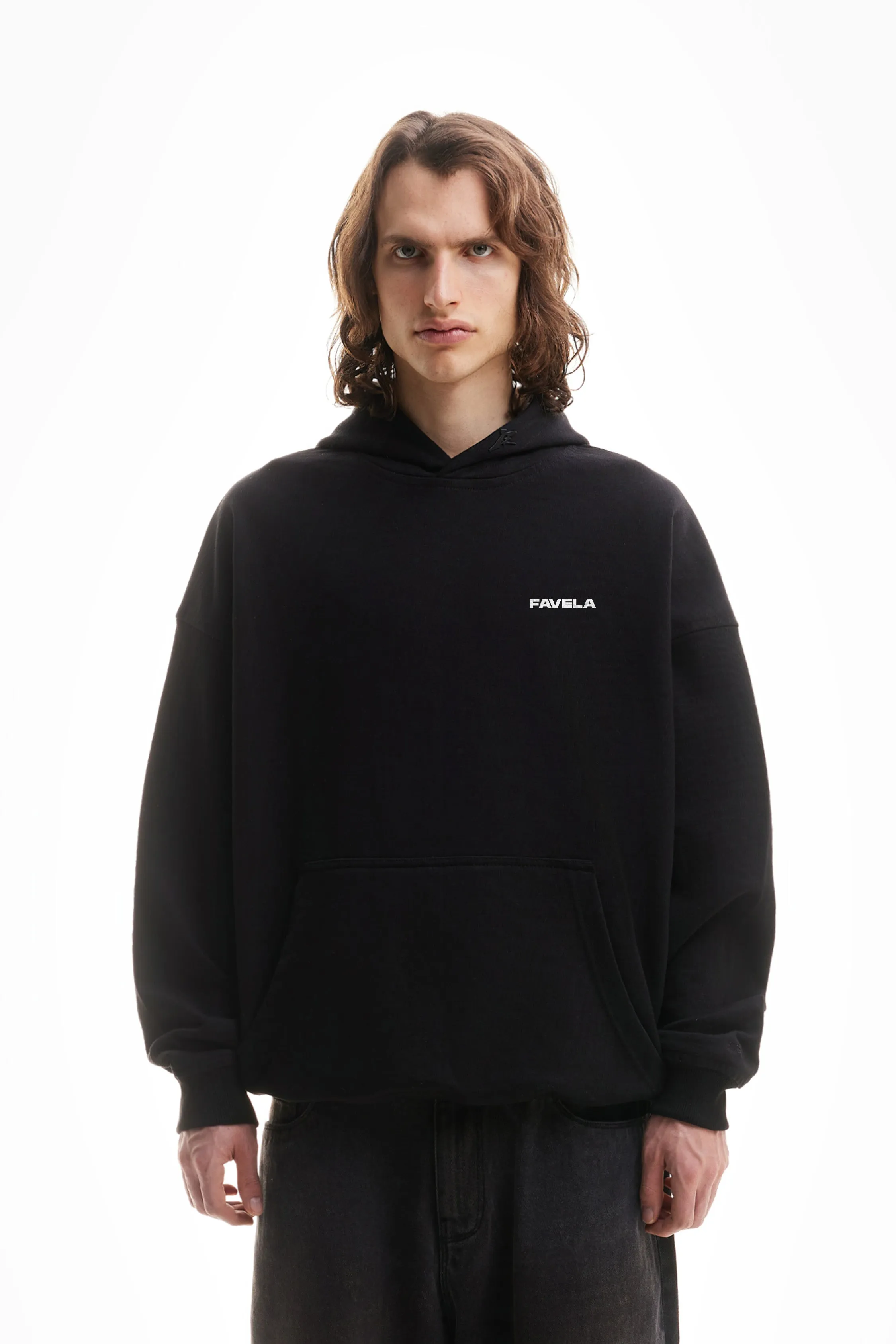 DESIGN DEPARTMENT BLACK FRONTZIP