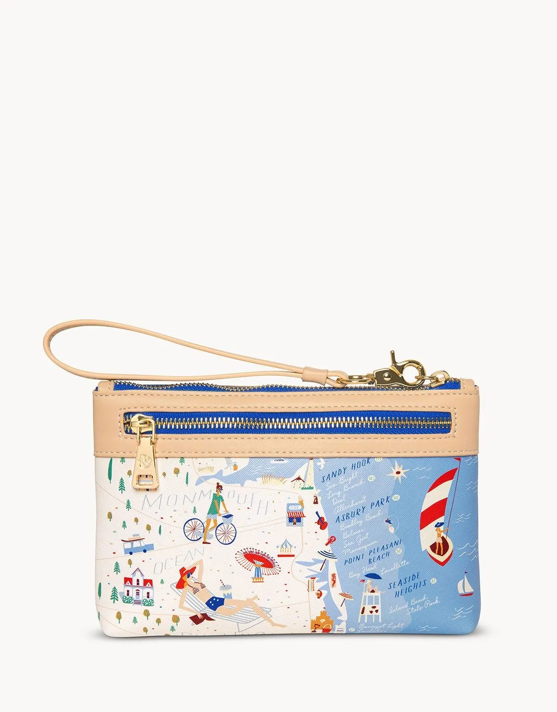 Down the Shore Scout Wristlet