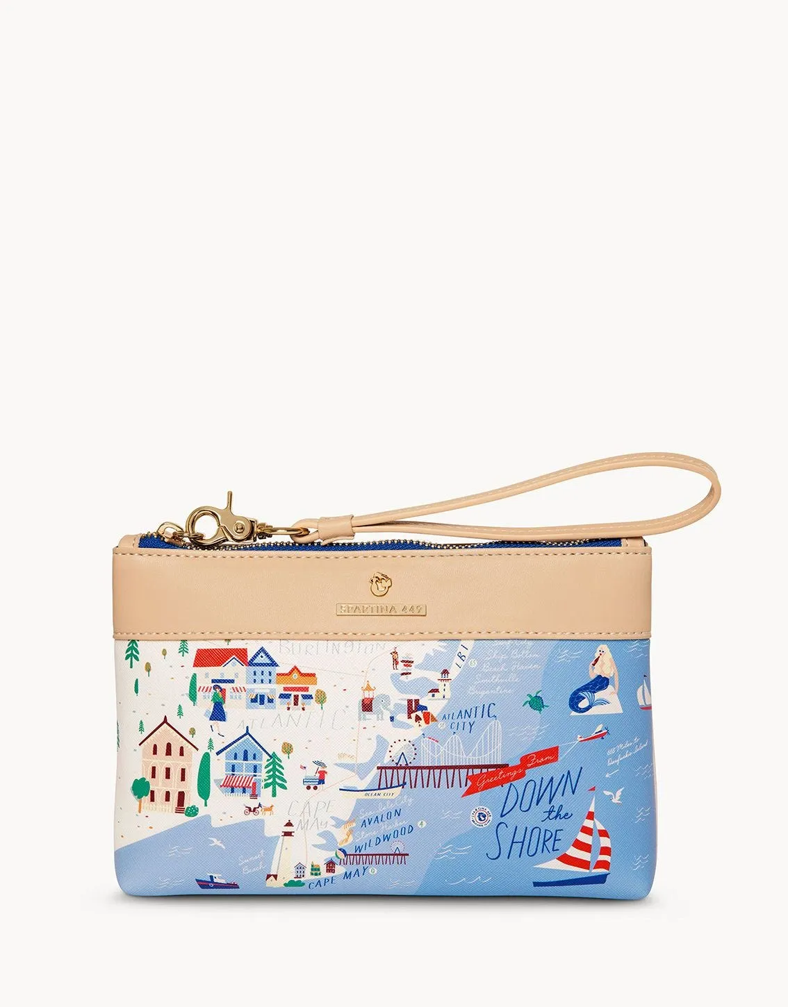 Down the Shore Scout Wristlet