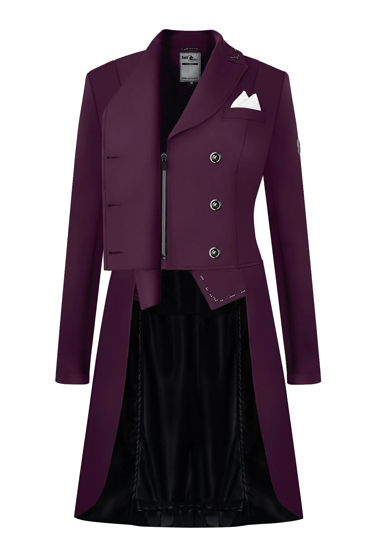 Dressage Tail Coat FP Nadine Royal Berry