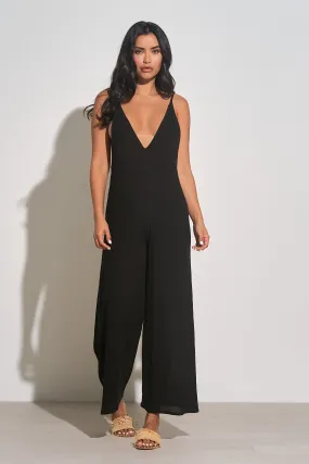 Elan V-Neck Jumpsuit With Pockets