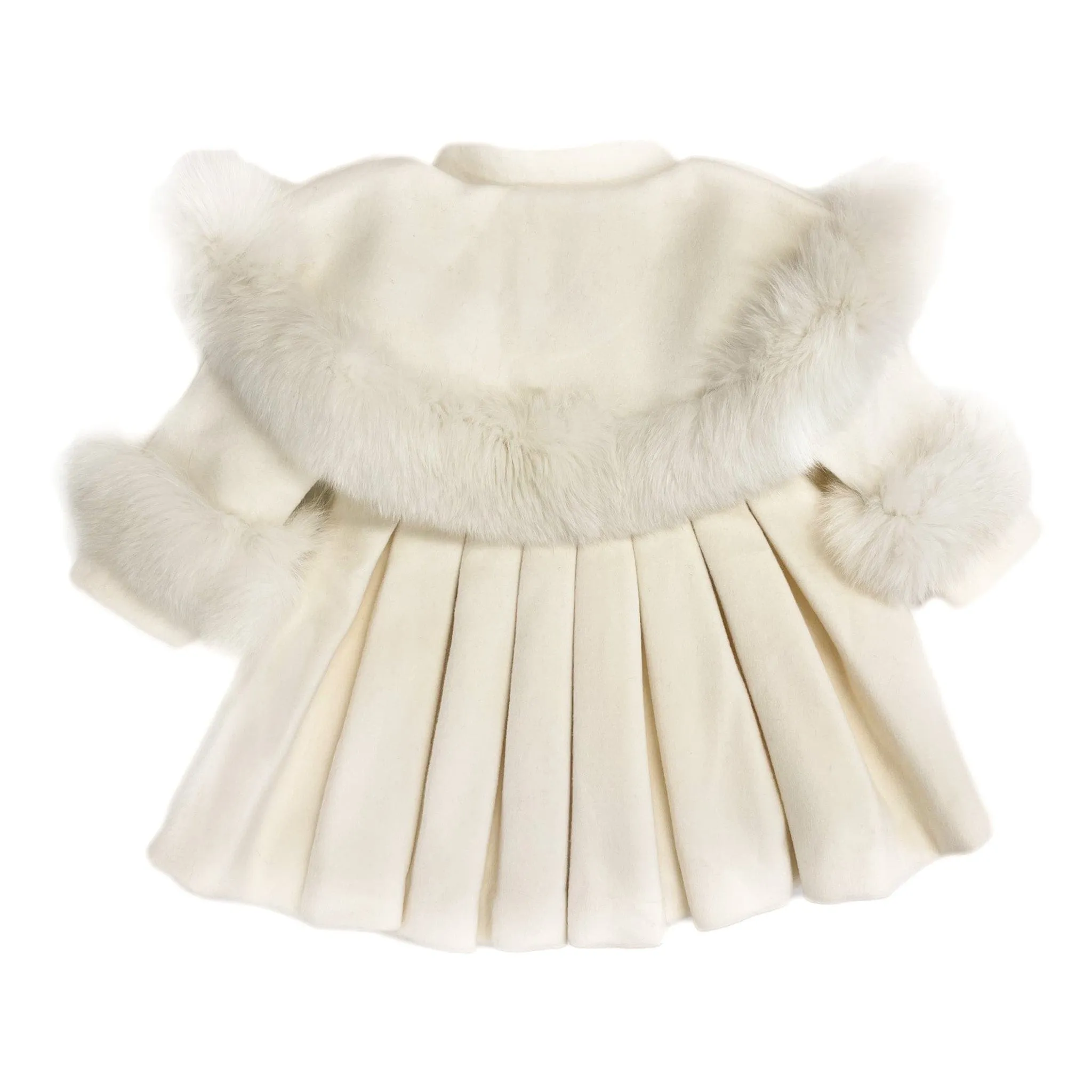 Evie Ivory Wool Capelet