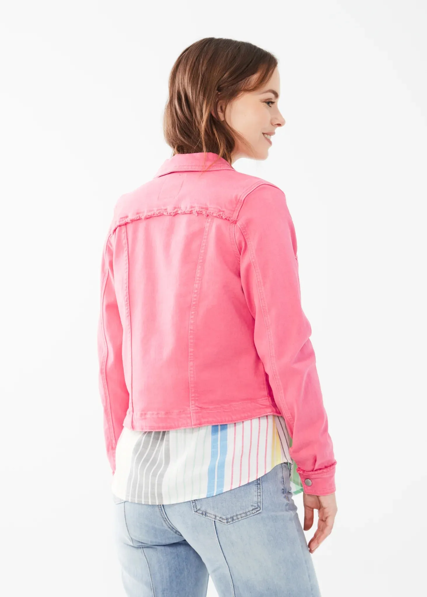 FDJ Crop Jacket | Pink