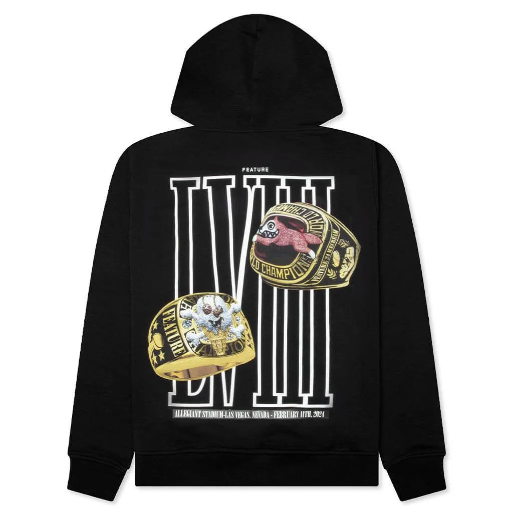 Feature x Icecream Rings Hoodie - Black