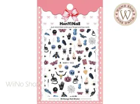 Halloween Spell Elements Adhesive Nail Art Sticker - 1 pc (HY-552)