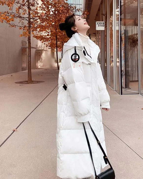 Hannah Hooded Long Puffer Parka