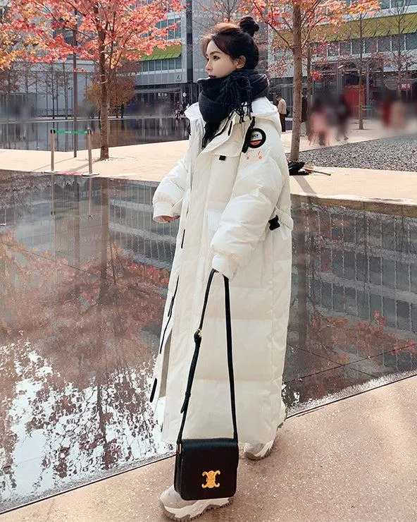 Hannah Hooded Long Puffer Parka