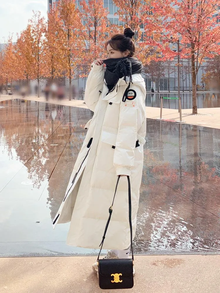 Hannah Hooded Long Puffer Parka