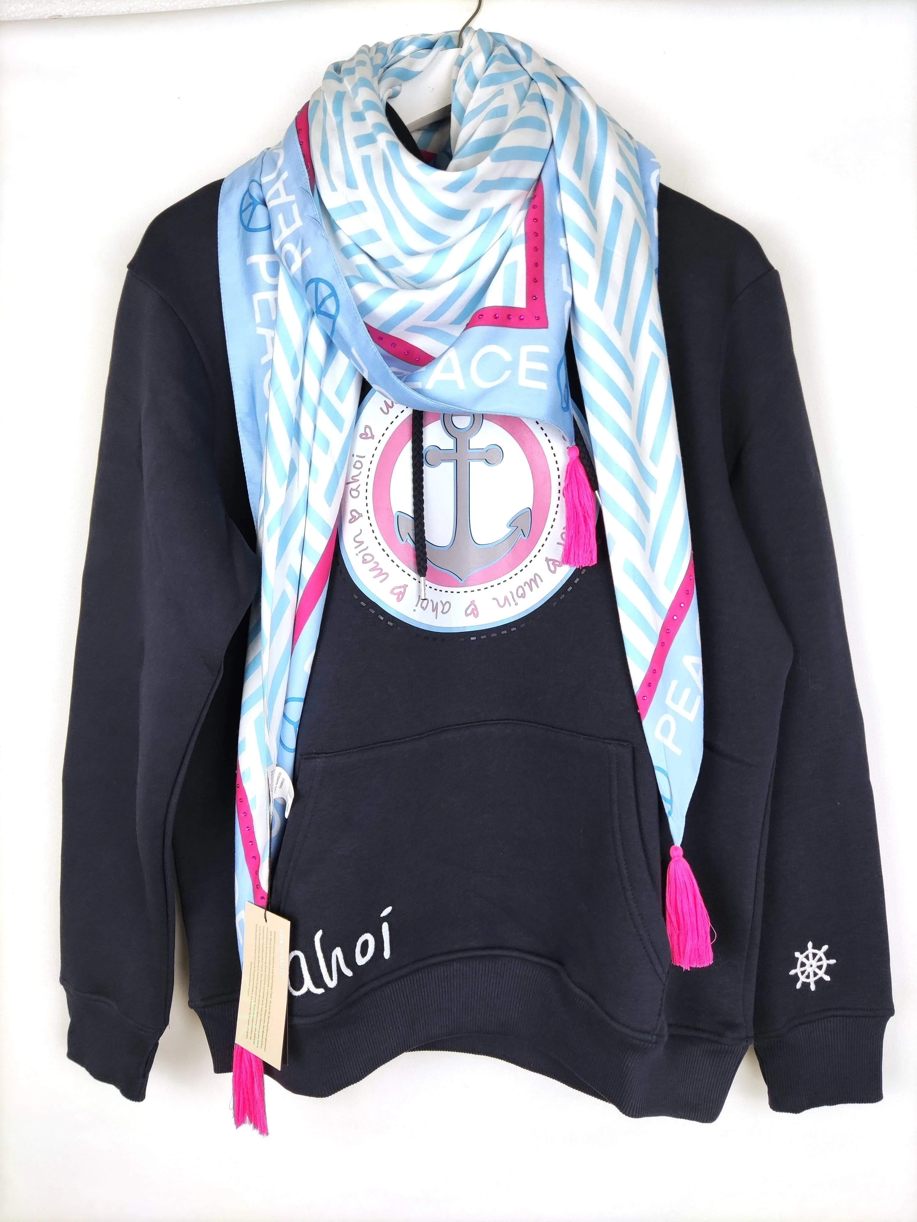 HOODIE MOIN AHOI NAVY