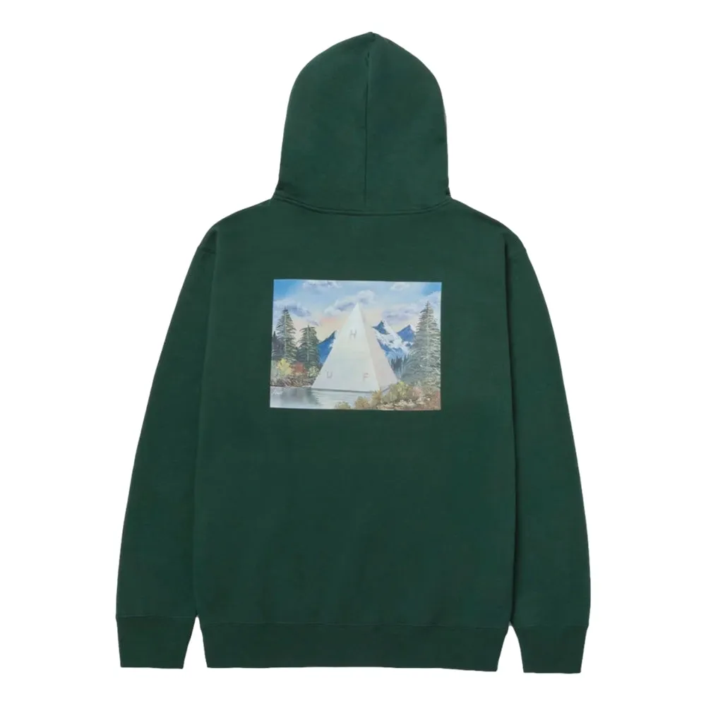 HUF DISCOVER NATURE P/O HOODIE-GREEN