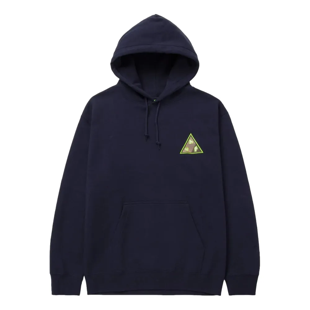 HUF HIGH ADVENTURE P/O HOODIE-NAVY