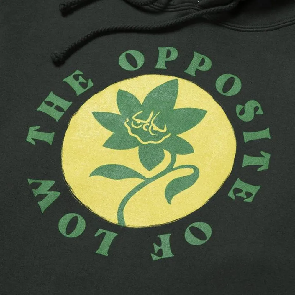 HUF OPPOSITE OF LOW P/O HOODIE-FOREST GREEN