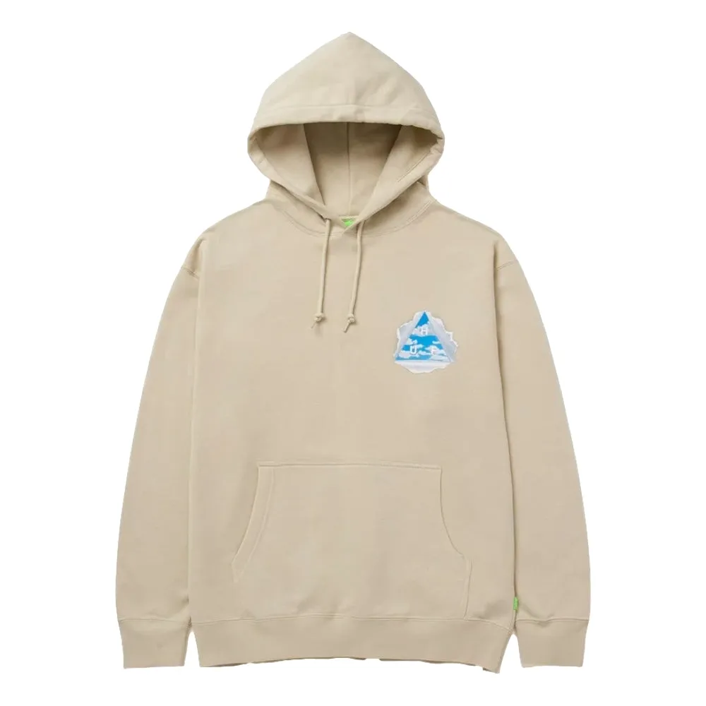 HUF TEAR YOU A NEW ONE P/O HOODIE-SAND