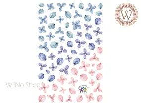 Hydrangea Flower Adhesive Nail Art Sticker - 1 pc (R325)