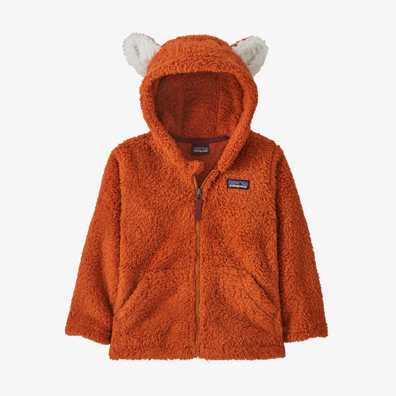 Infant's Patagonia | Baby Furry Friends Hoody | Sandhill Rust