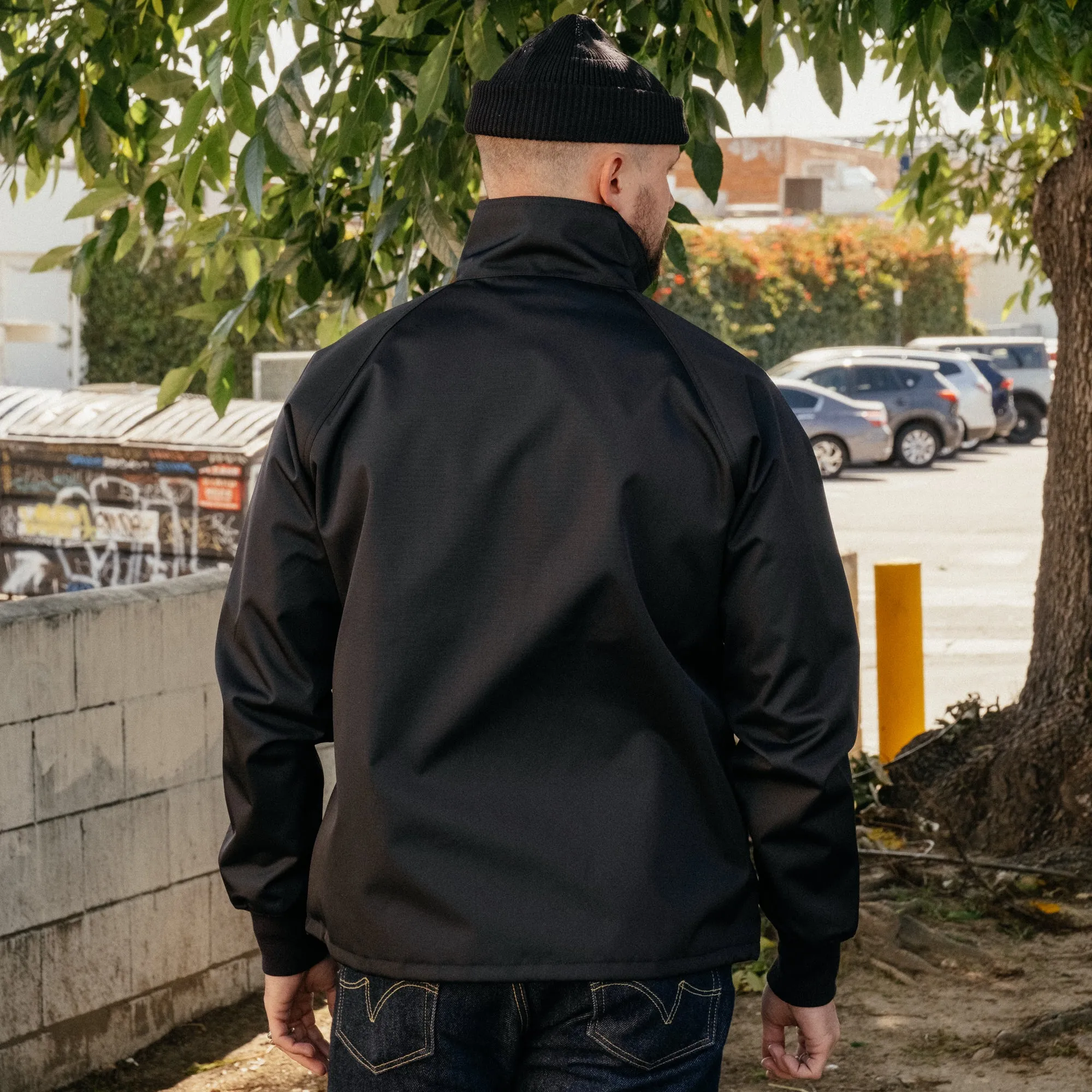 Iron Heart IHJ-131 Durable Black CORDURA Windbreaker Jacket