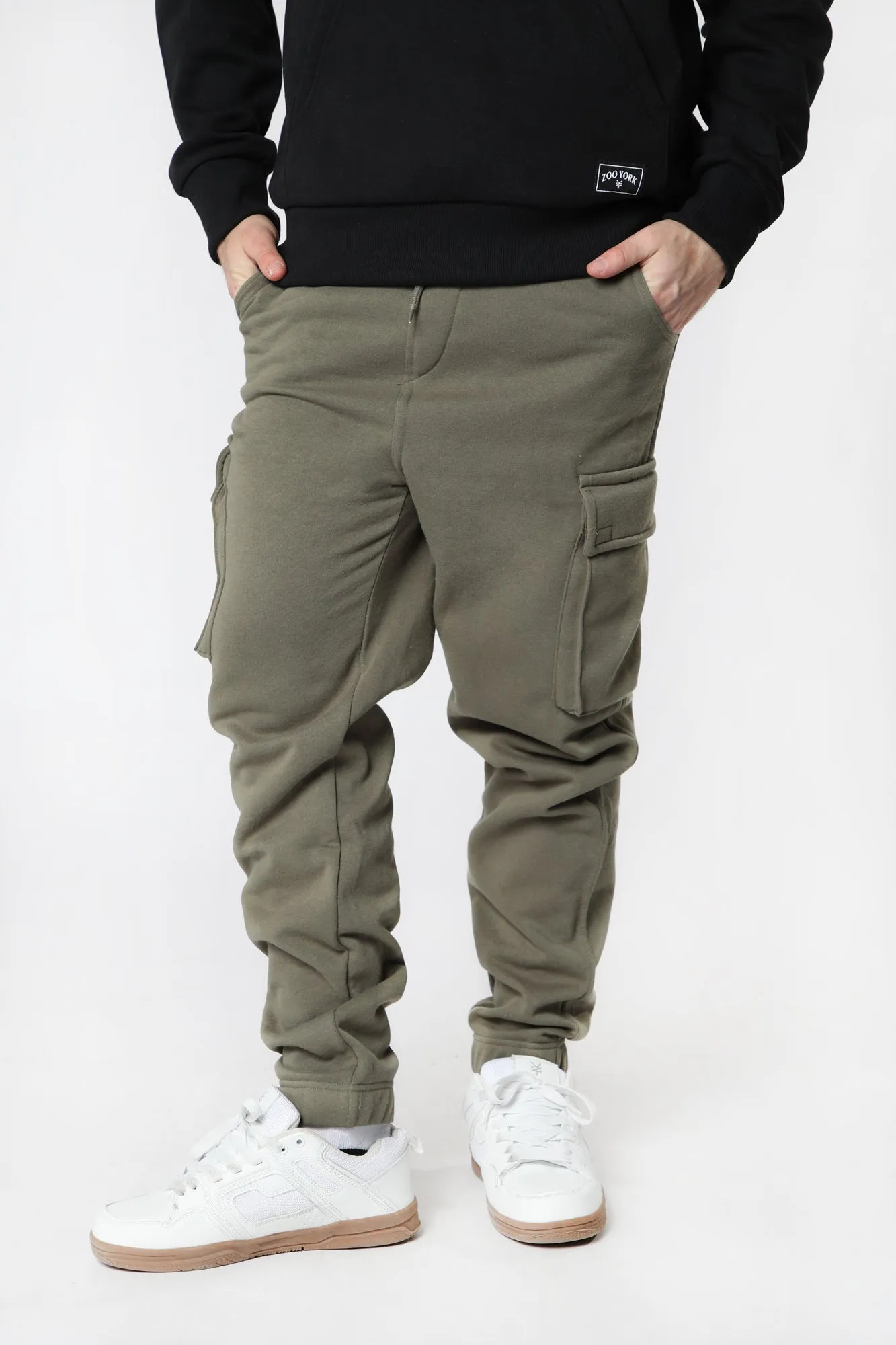 Jogger Cargo en Molleton West49 Homme