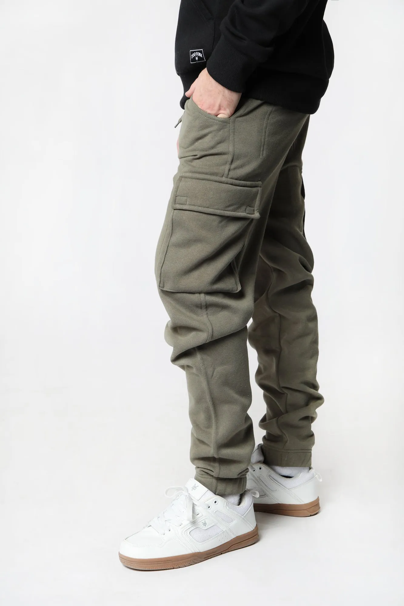 Jogger Cargo en Molleton West49 Homme