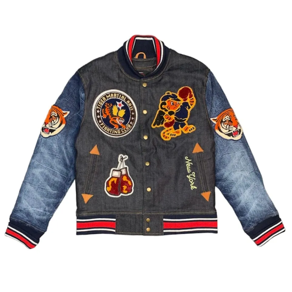 Jordan Craig Fighting Club Varsity Jacket (D/Blue) - 91628