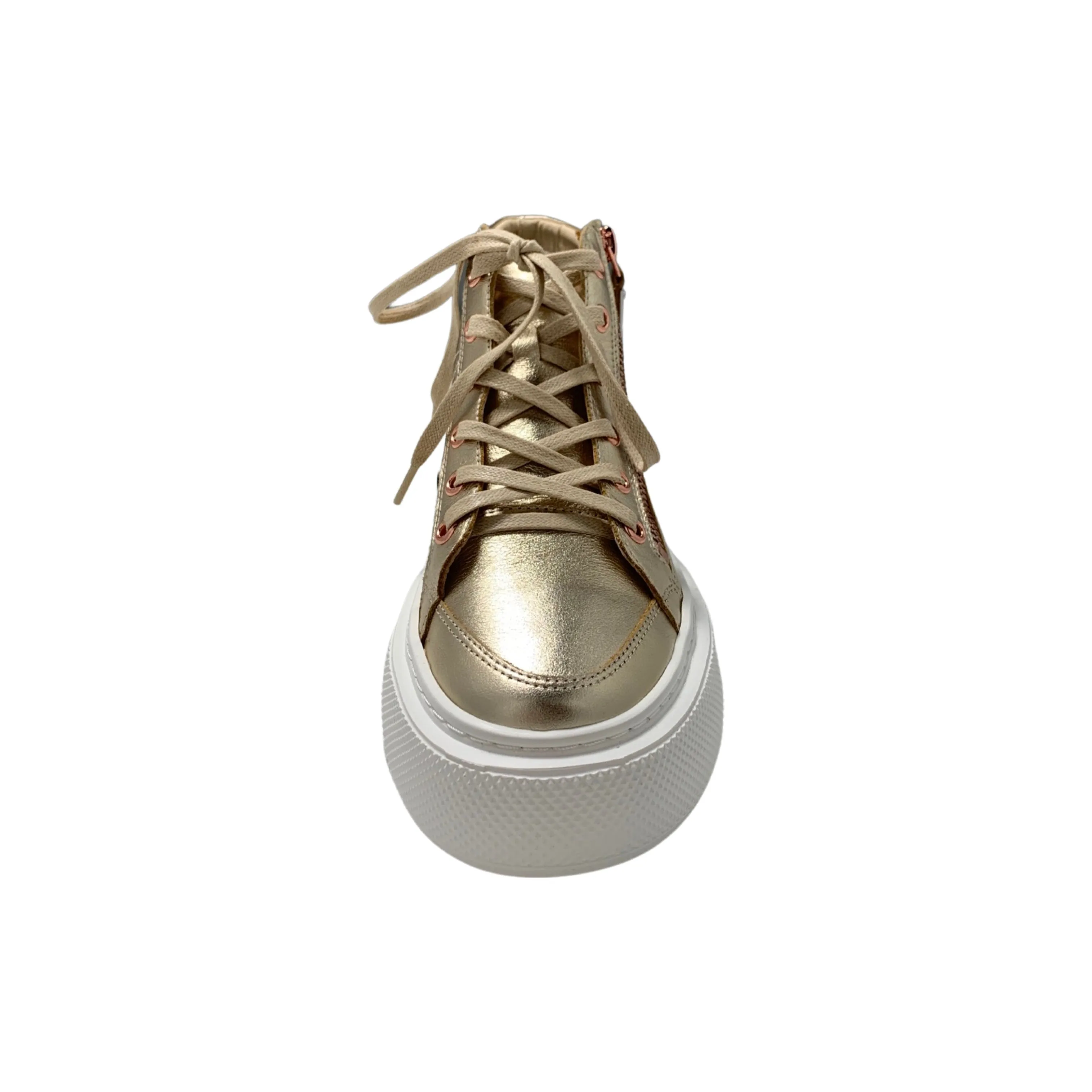 Juniper Gold/White Leather Sneaker