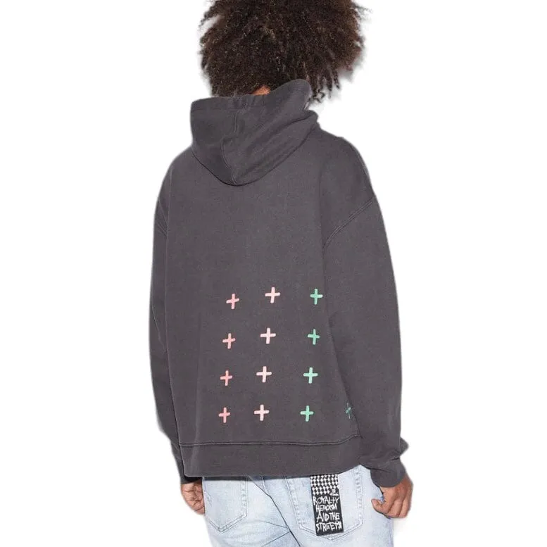 Ksubi Crossroads Biggie Hoodie (Faded Black) MPS24FL012