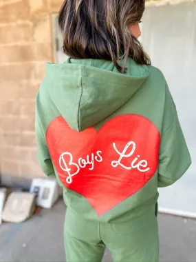 LAST ONE | Boys Lie | Charmer Hoodie - Green