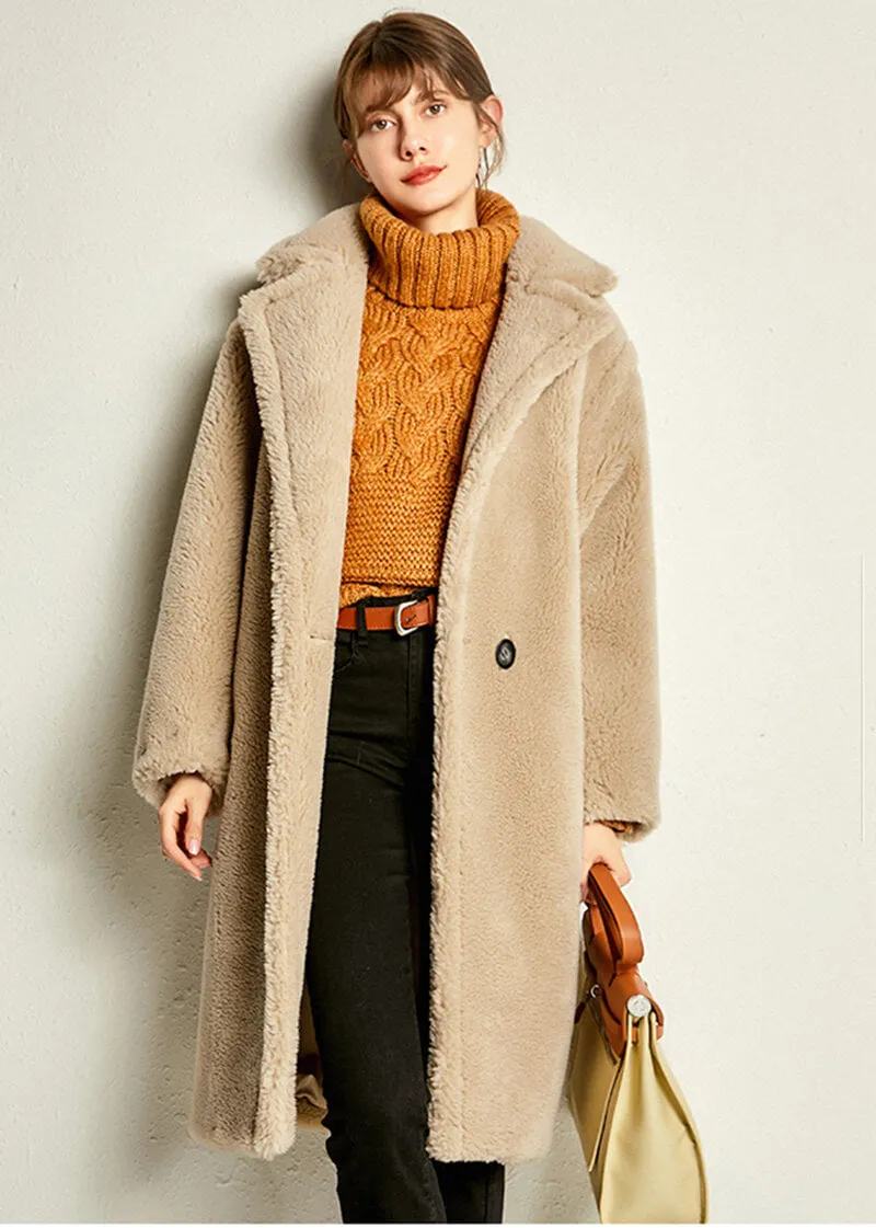 Lily Wool Blend One Button Coat