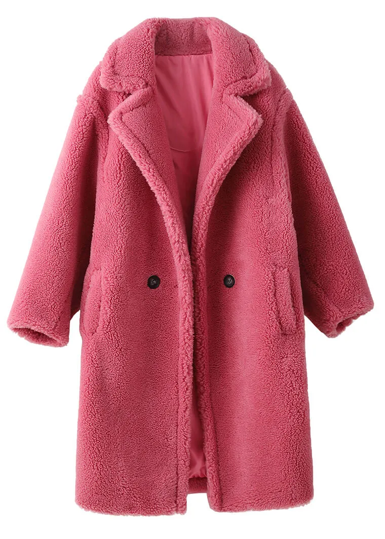 Lily Wool Blend One Button Coat