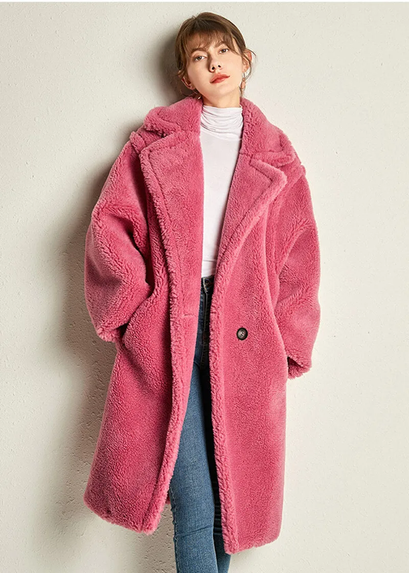 Lily Wool Blend One Button Coat