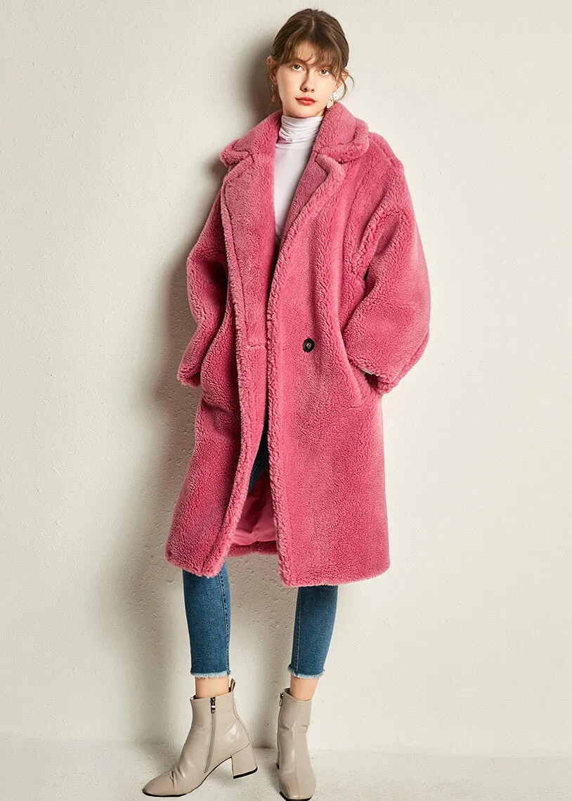 Lily Wool Blend One Button Coat