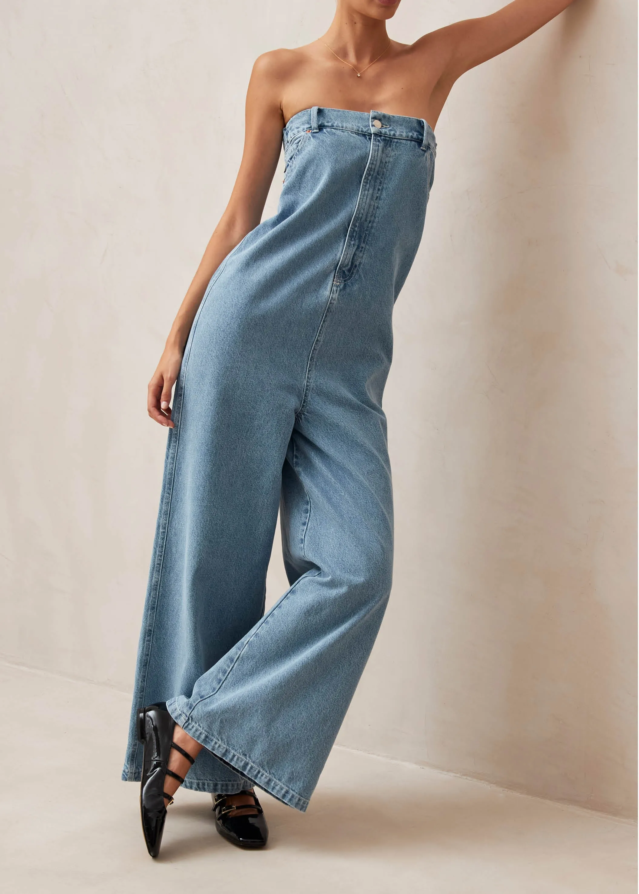 Lola Blue Denim Jumpsuit